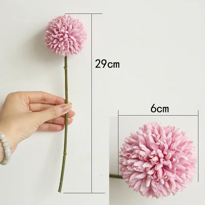 Chrysanthème Artificiel Blanc