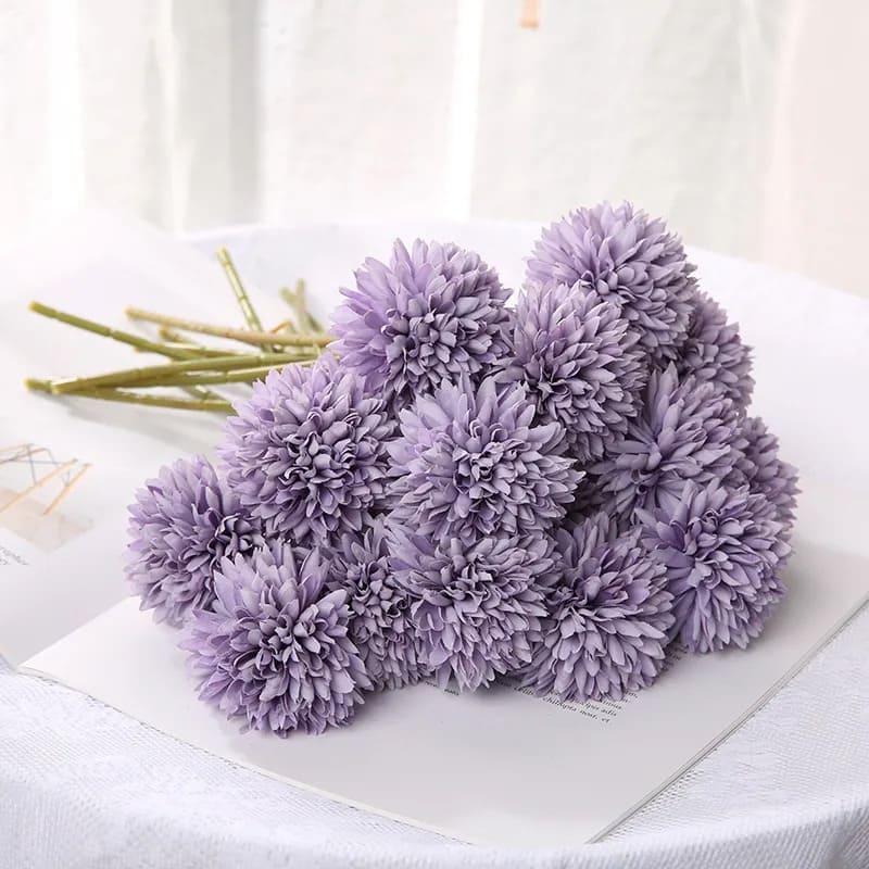 Chrysanthème Artificiel Blanc