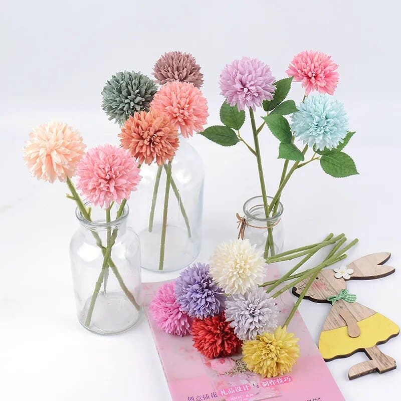 Chrysanthème Artificiel Blanc