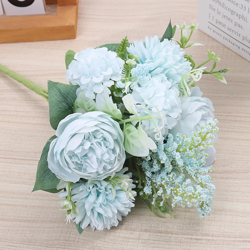 Bouquet de Fleurs Artificielles Premium - Composition variée