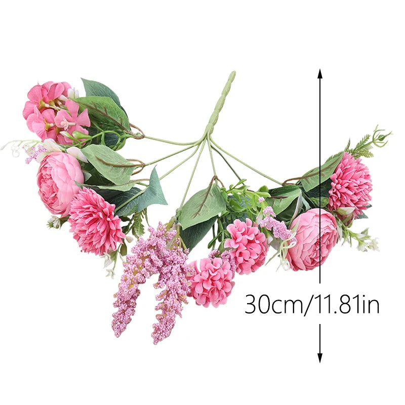 Bouquet de Fleurs Artificielles Premium - Composition variée
