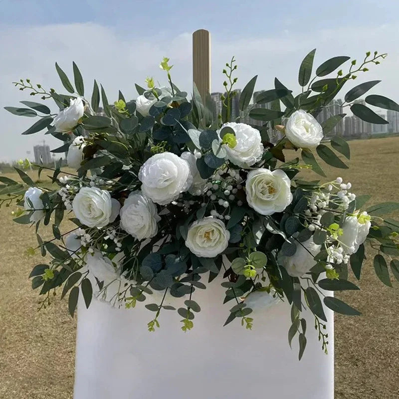 Composition Florale Artificielle de Luxe - Idéal pour la Décoration Intérieure