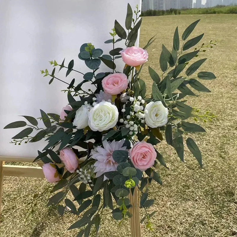 Composition Florale Artificielle de Luxe - Idéal pour la Décoration Intérieure