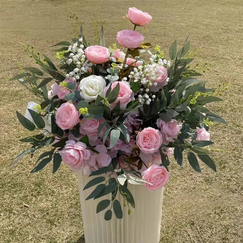 Composition Florale Artificielle de Luxe - Idéal pour la Décoration Intérieure