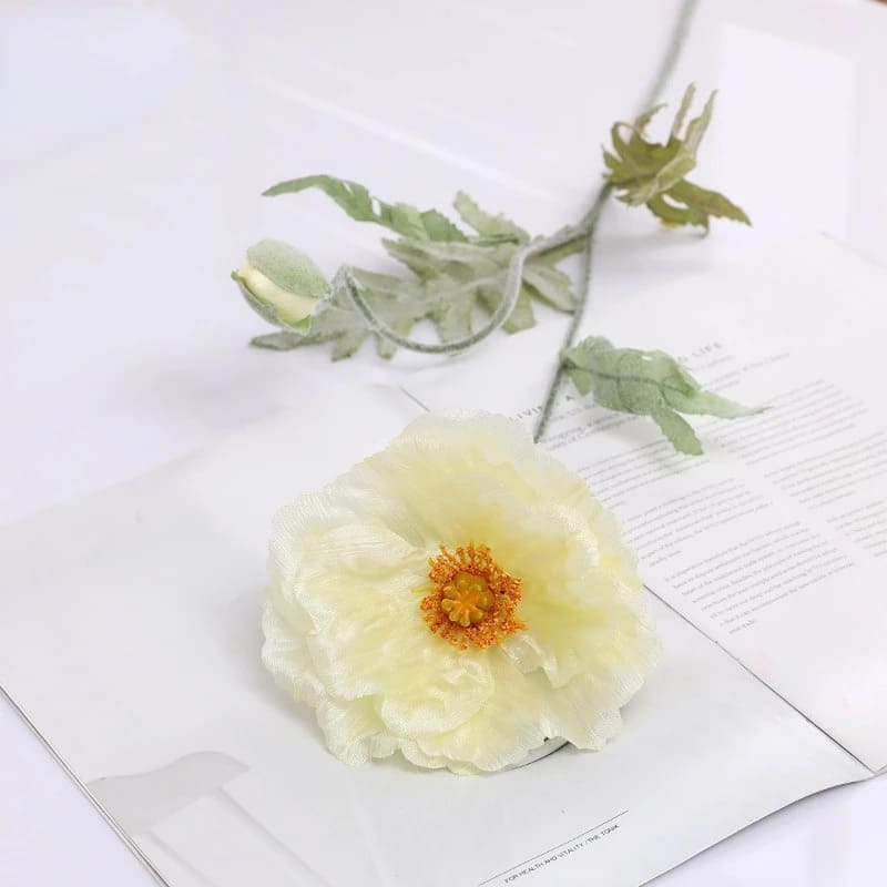 Coquelicot Artificiel en Soie