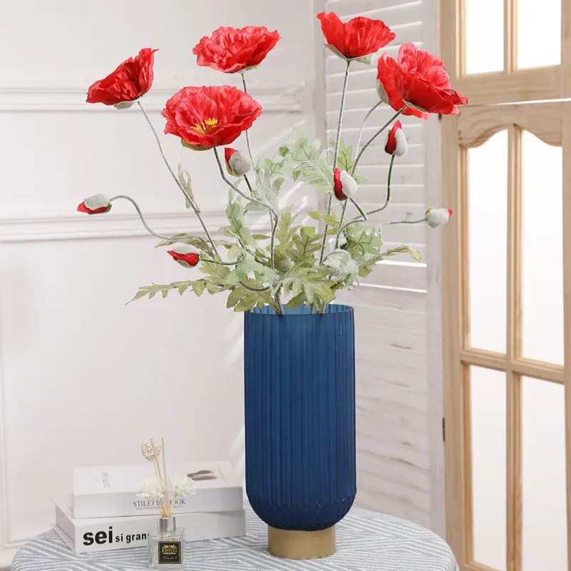 Coquelicot Artificiel en Soie