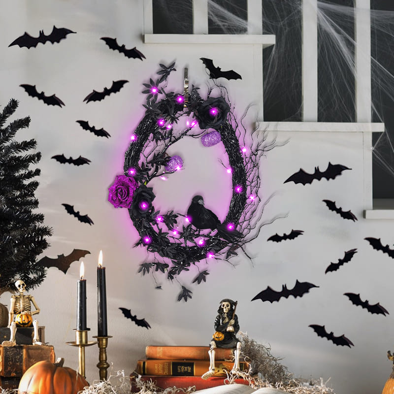 Couronne Halloween Effrayante