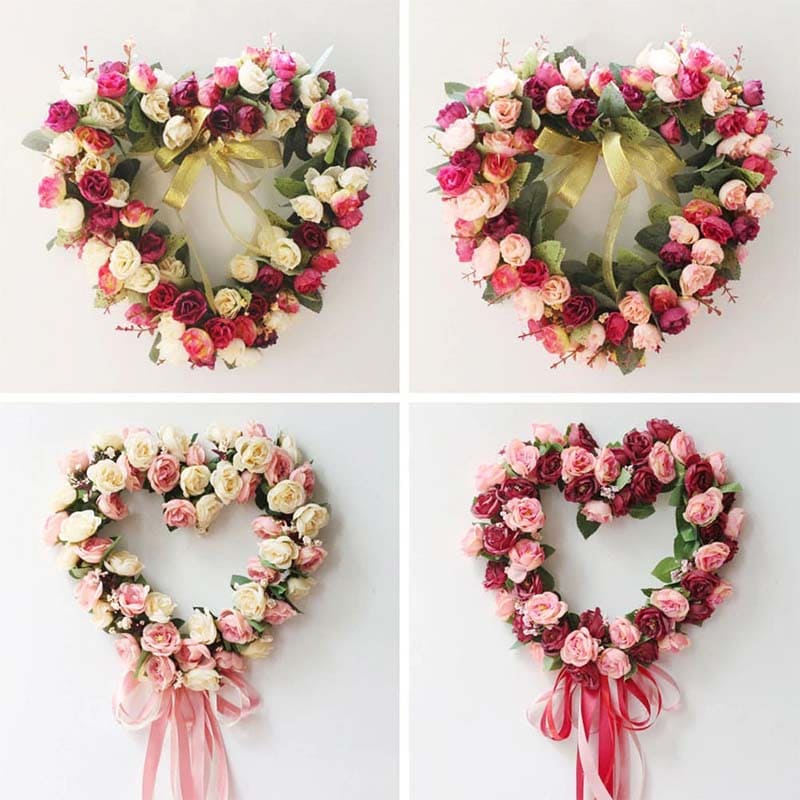 Couronne de Fleurs Rose