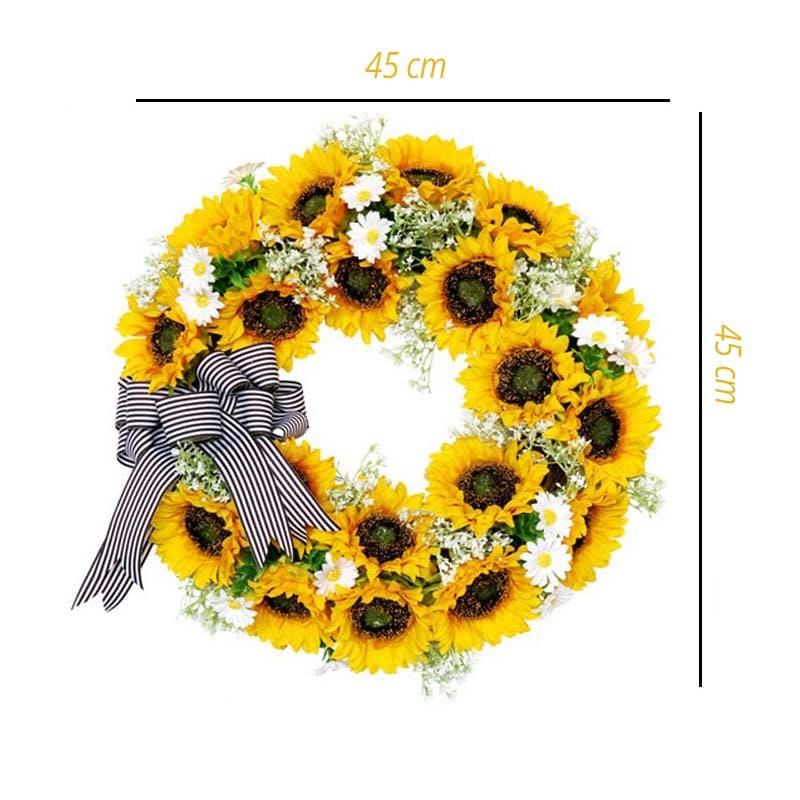 Couronne de Fleurs Tournesol