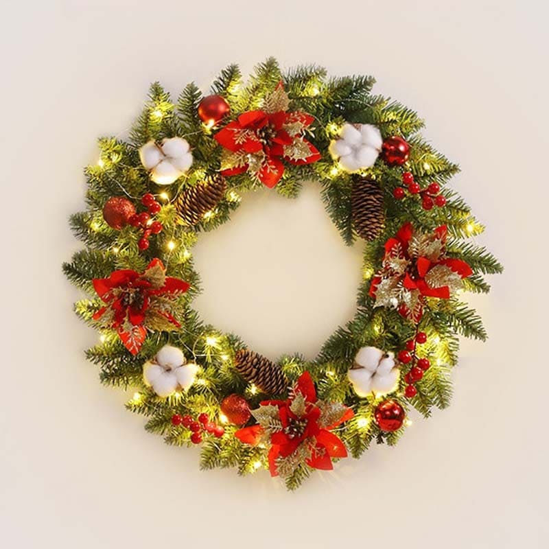 Couronne de Noël LED Illuminateurs