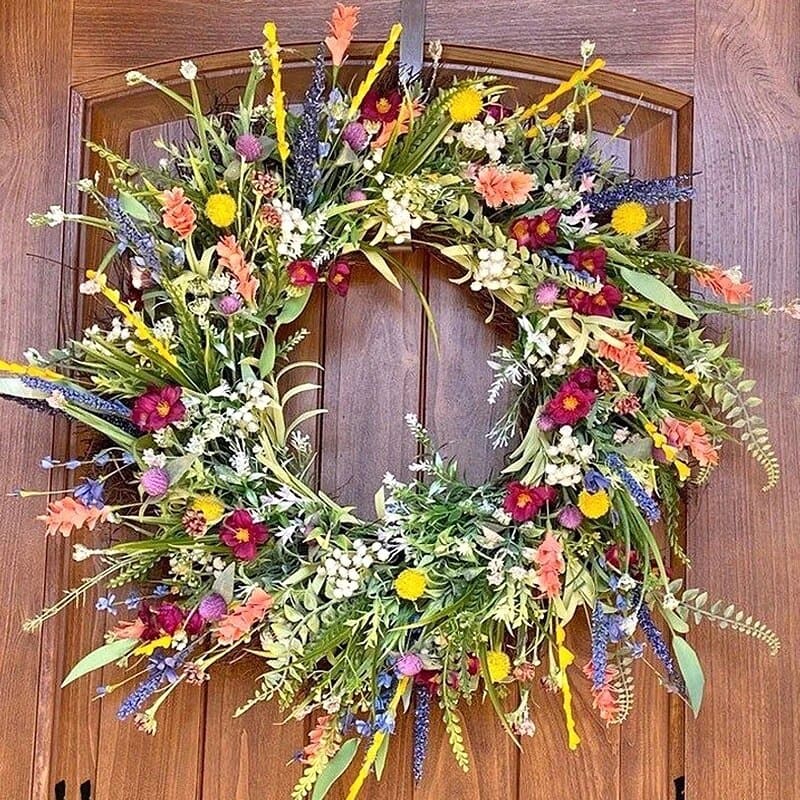 Couronnes de Fleurs Séchées
