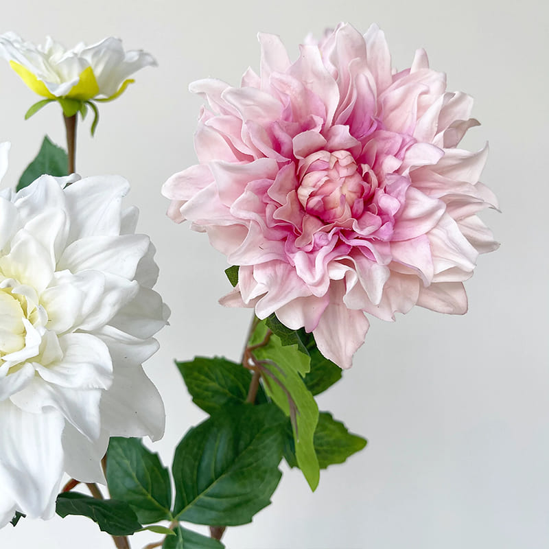 Dahlia Artificiel Rouge 40cm