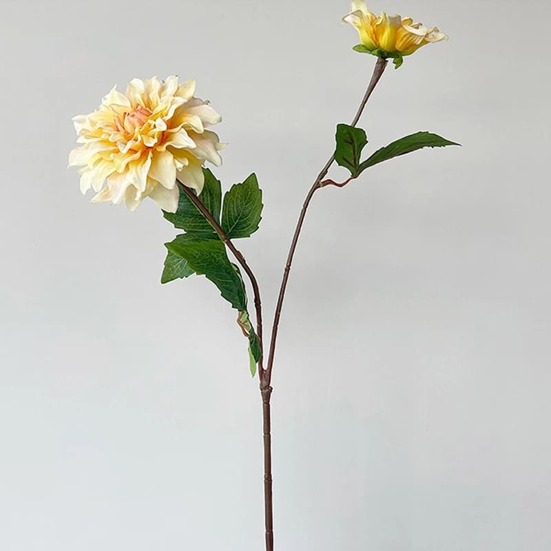 Dahlia Artificiel Rouge 40cm