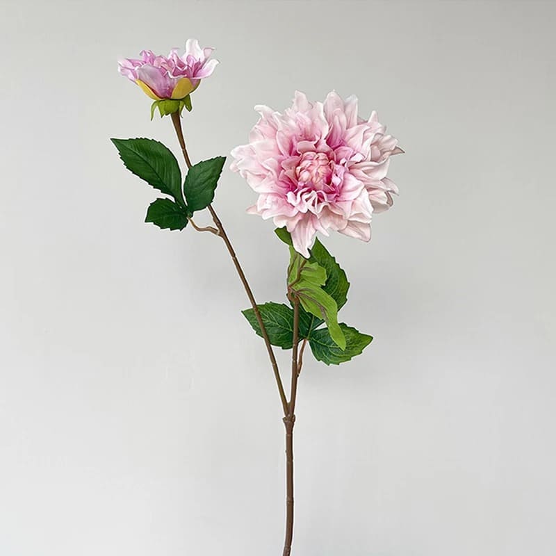 Dahlia Artificiel Rouge 40cm