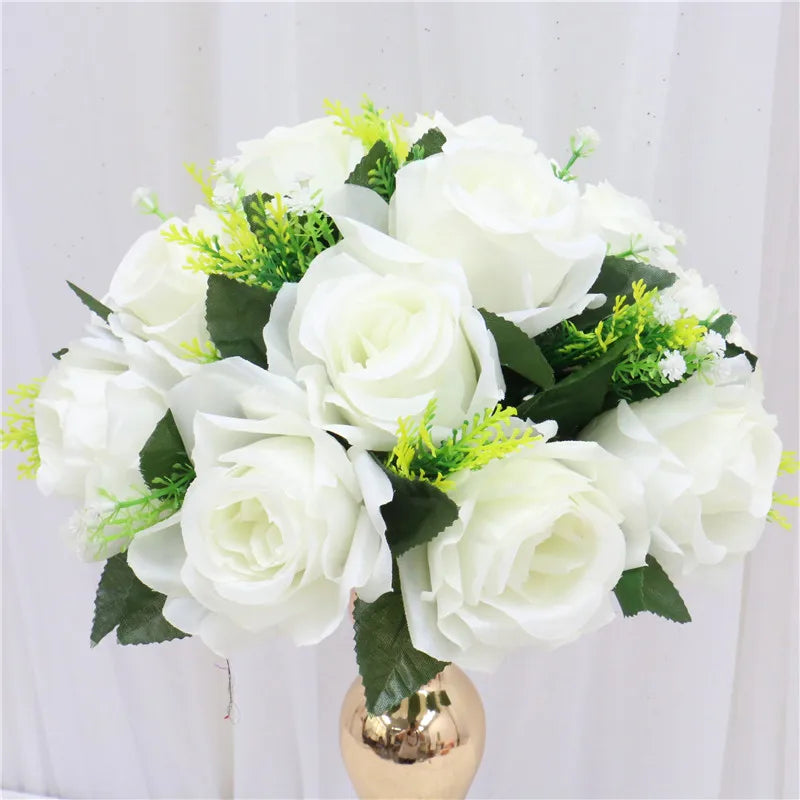 Boule de Fleurs Artificielles Demi-Sphère - Décoration Murale ou de Table
