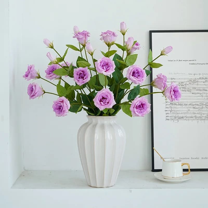 Eustoma Lisianthus: Bouquet de Fleurs Fraîches