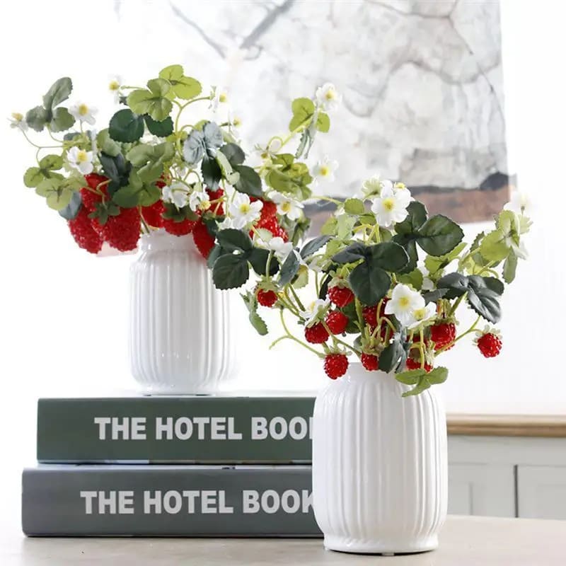 Fleurs Fraises Artificielles