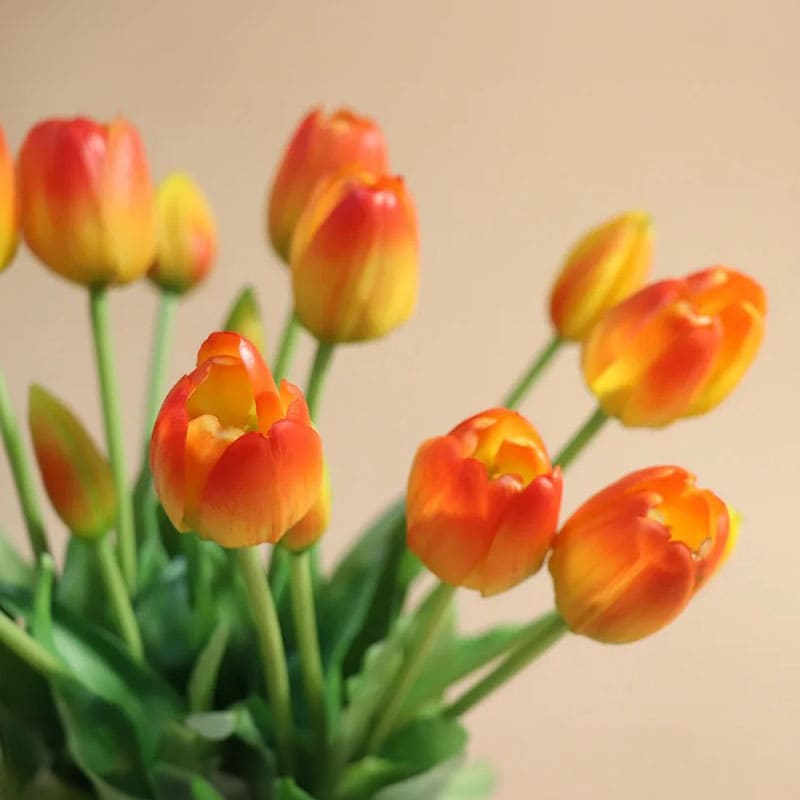 Tulipes Artificielles en Soie