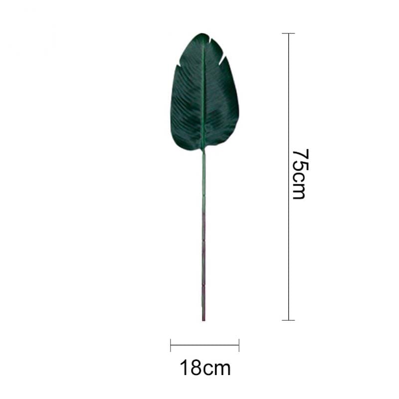 Feuilles de Bananier Artificielles Naturelles