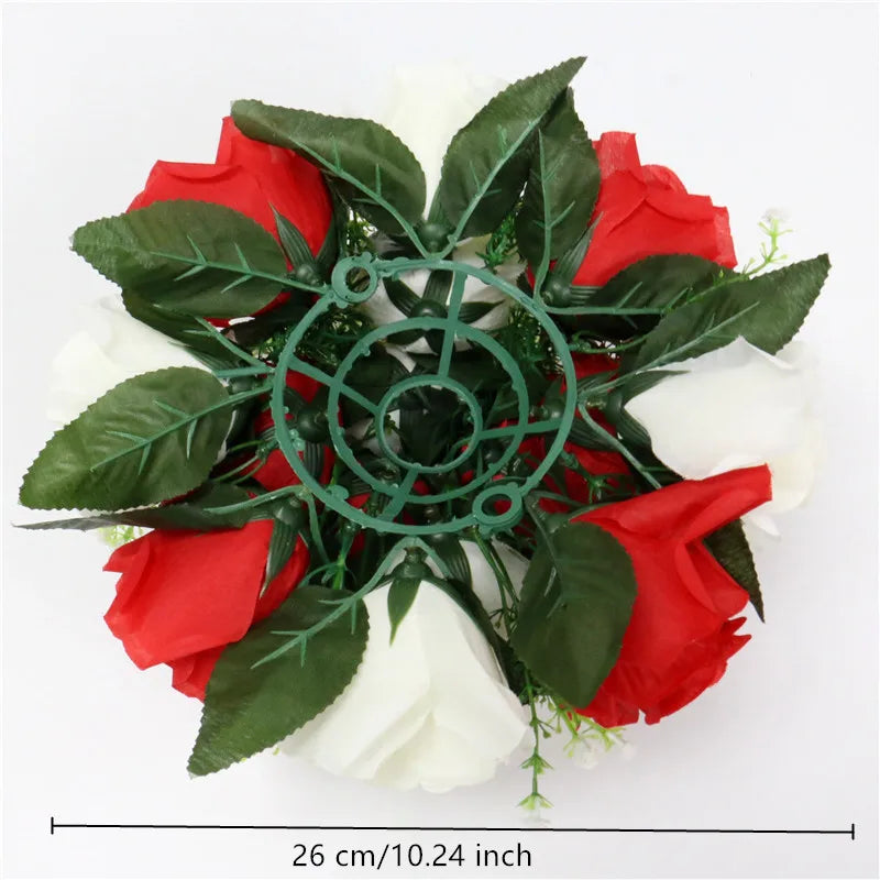 Boule de Fleurs Artificielles Demi-Sphère - Décoration Murale ou de Table
