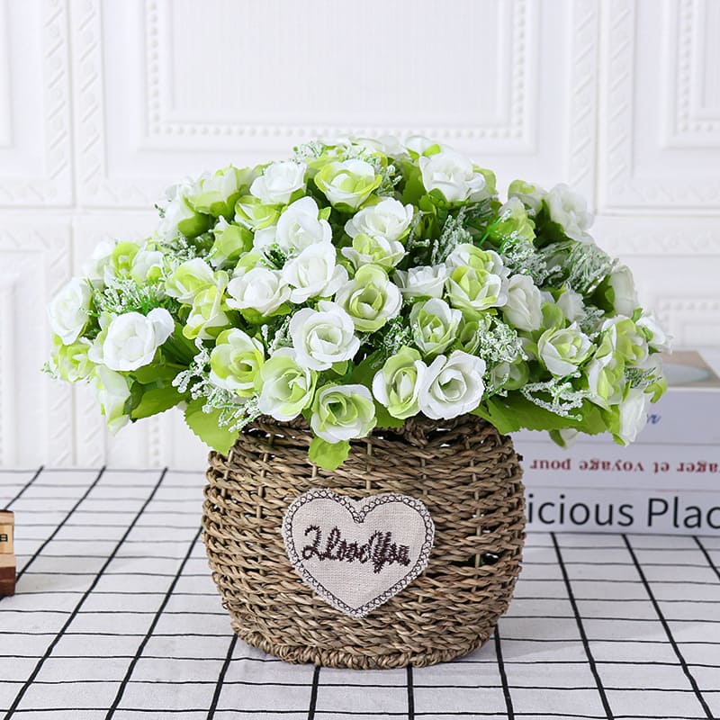 Fleurs Artificielles colorées pour Cimetière