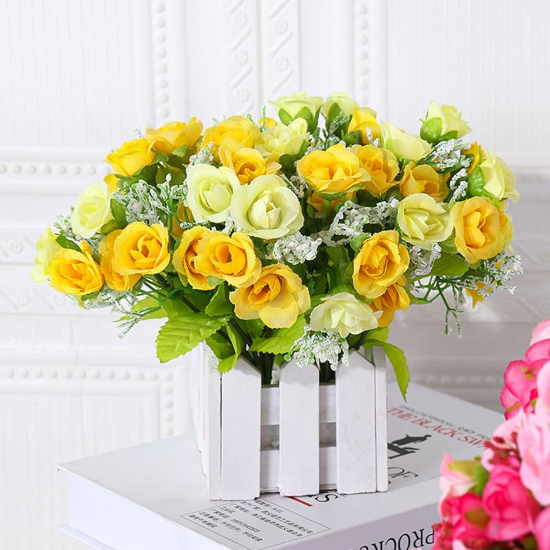 Fleurs Artificielles colorées pour Cimetière