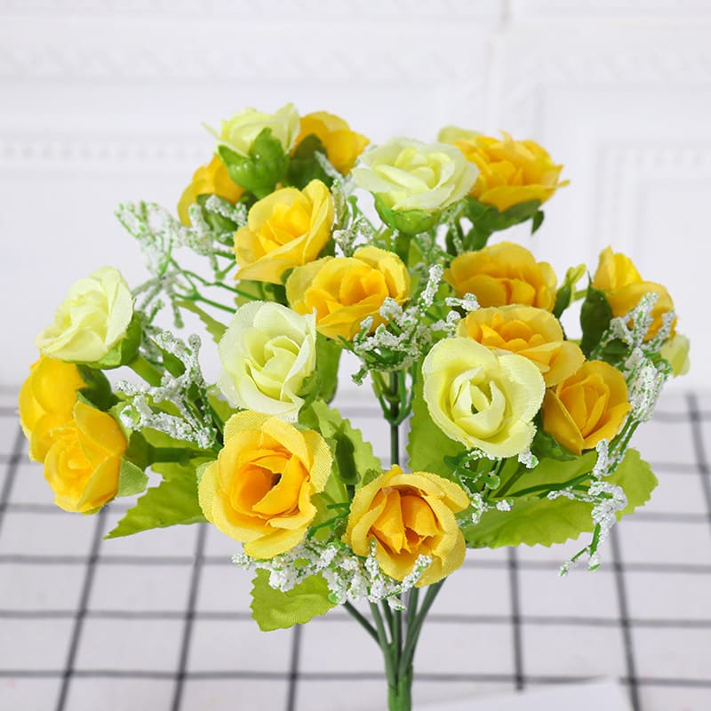 Fleurs Artificielles colorées pour Cimetière