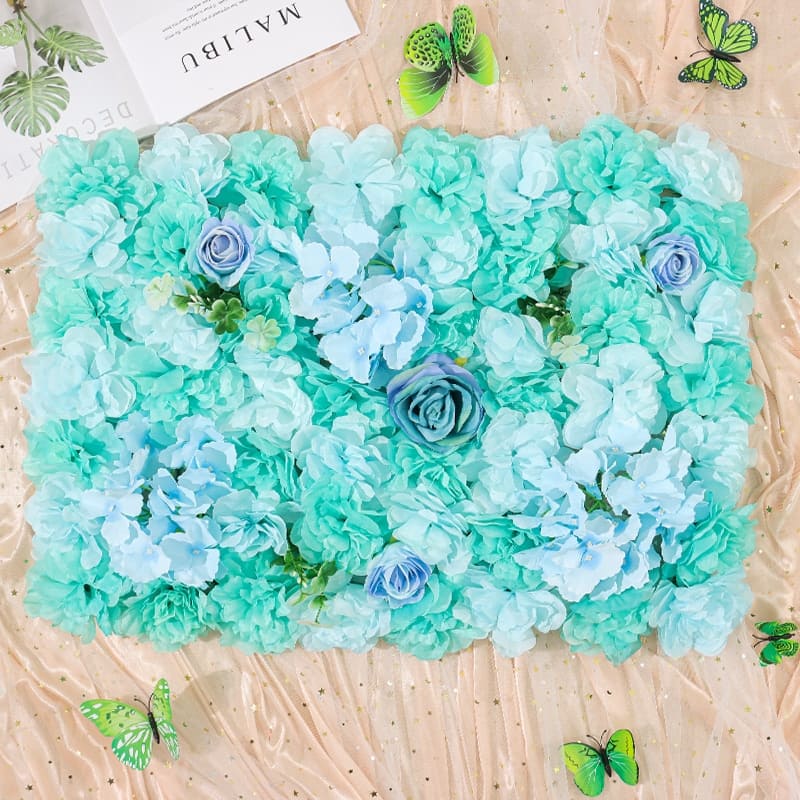 Mur de Fleurs en Soie