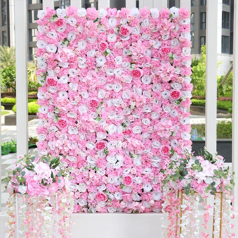 Mur de Fleurs en Soie