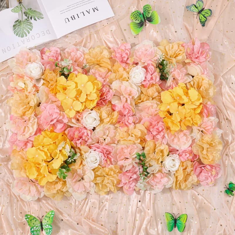 Mur de Fleurs en Soie