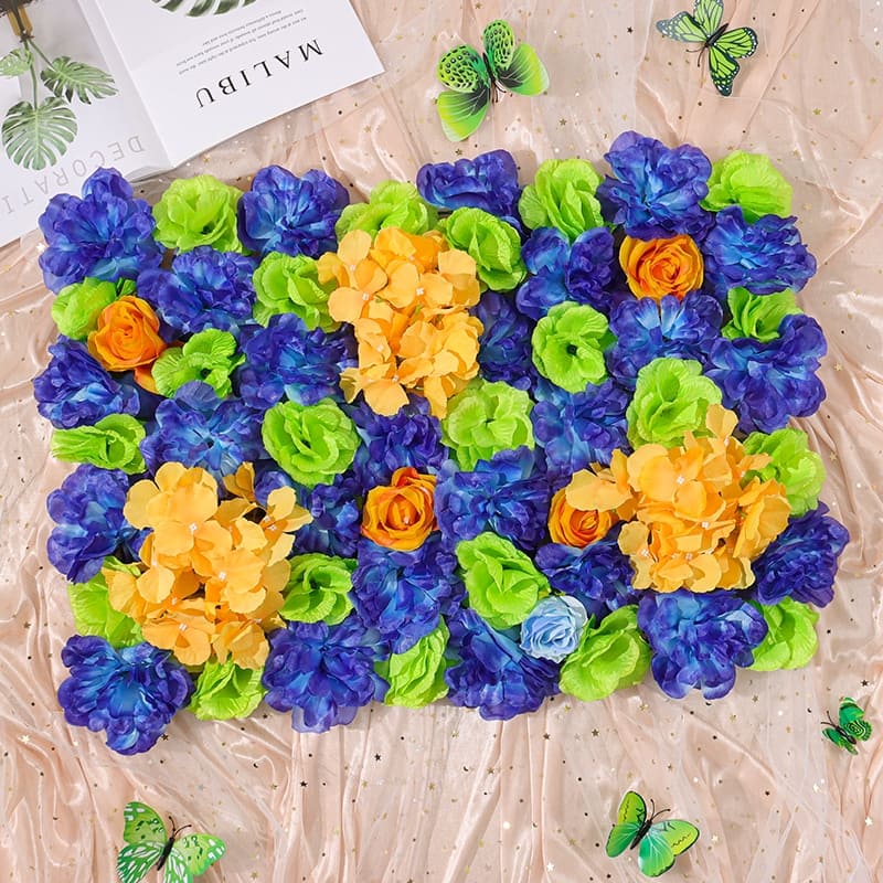 Mur de Fleurs en Soie