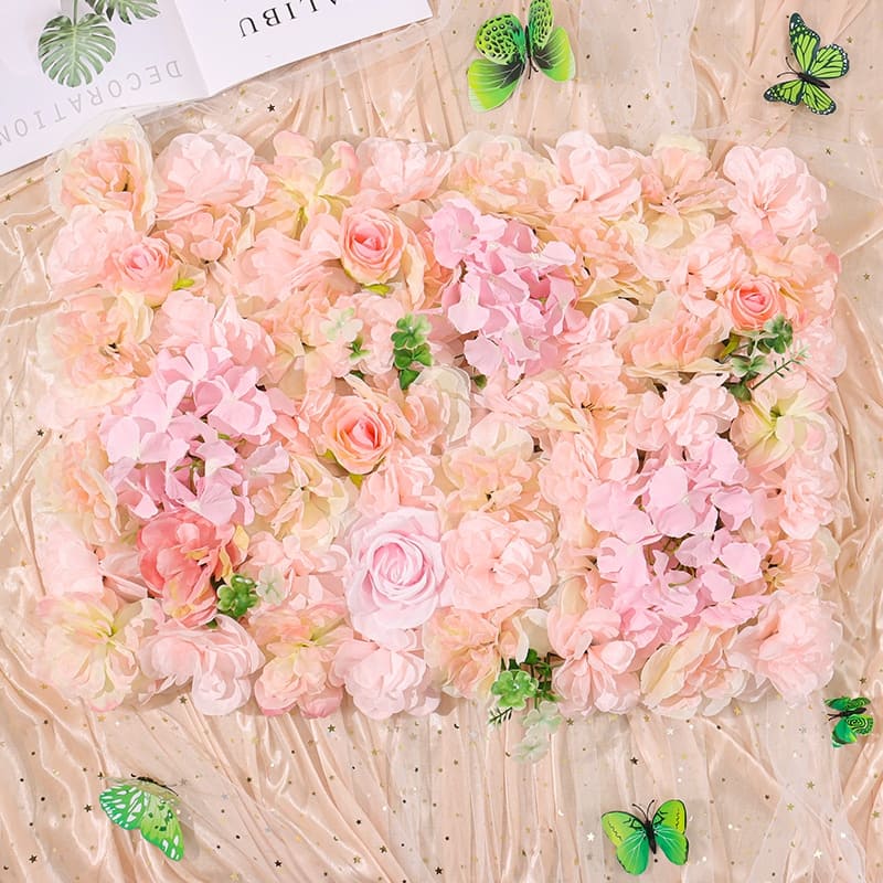 Mur de Fleurs en Soie