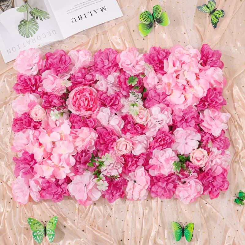Mur de Fleurs en Soie