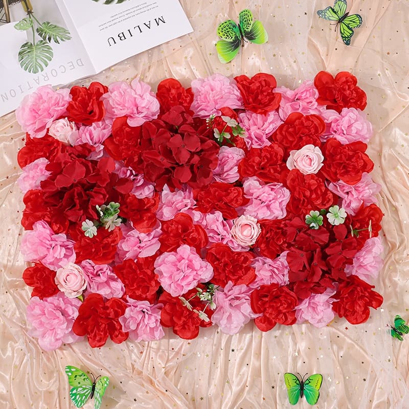 Mur de Fleurs en Soie