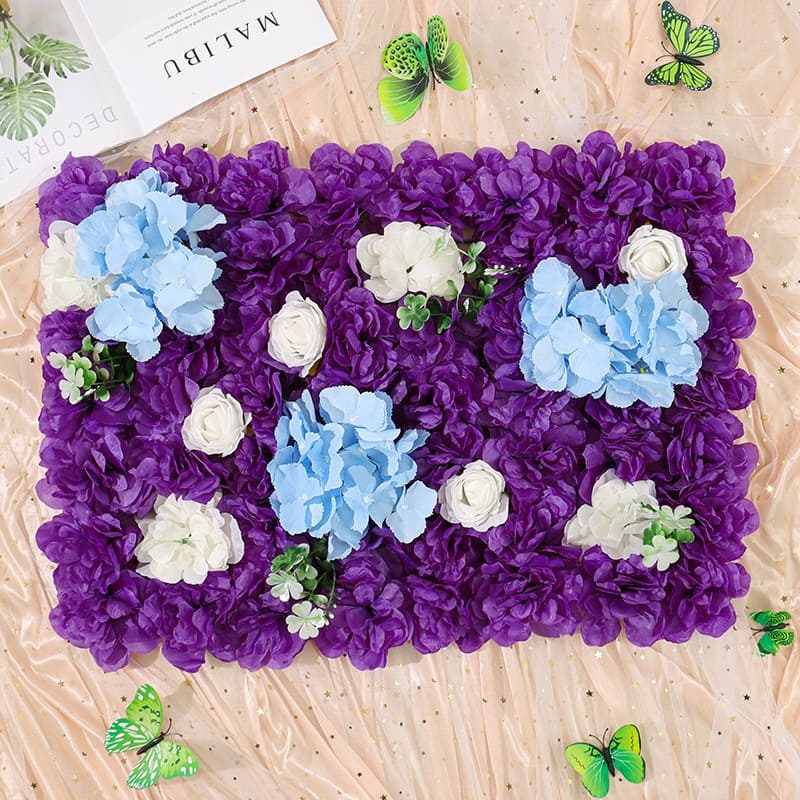 Mur de Fleurs en Soie