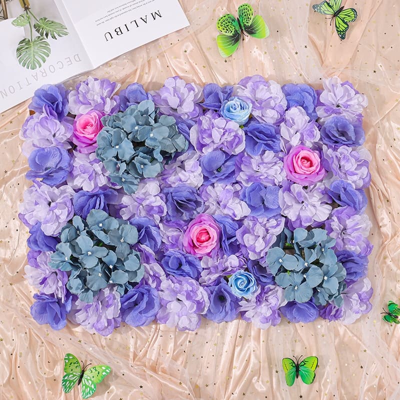 Mur de Fleurs en Soie