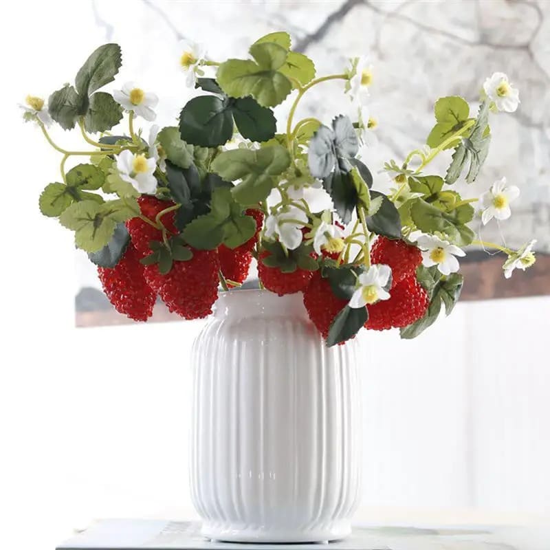 Fleurs Fraises Artificielles