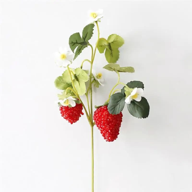 Fleurs Fraises Artificielles