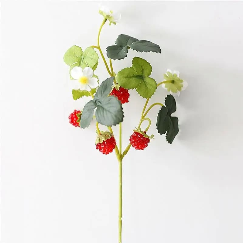 Fleurs Fraises Artificielles