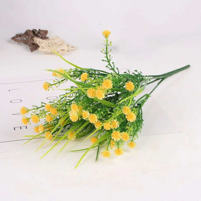 Fleurs synthétiques pour décoration intérieure