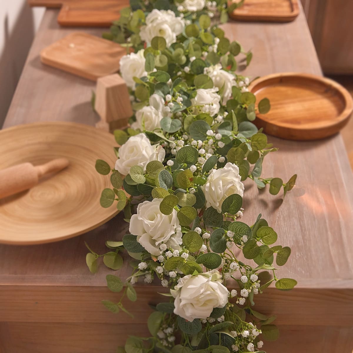 Guirlande Fleurs Blanches
