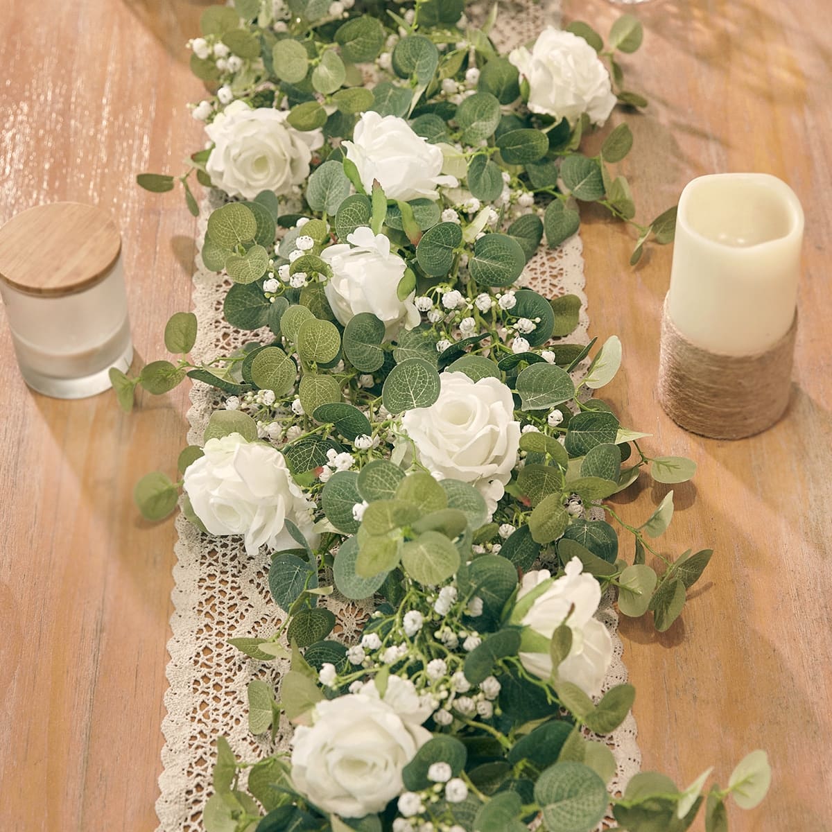 Guirlande Fleurs Blanches