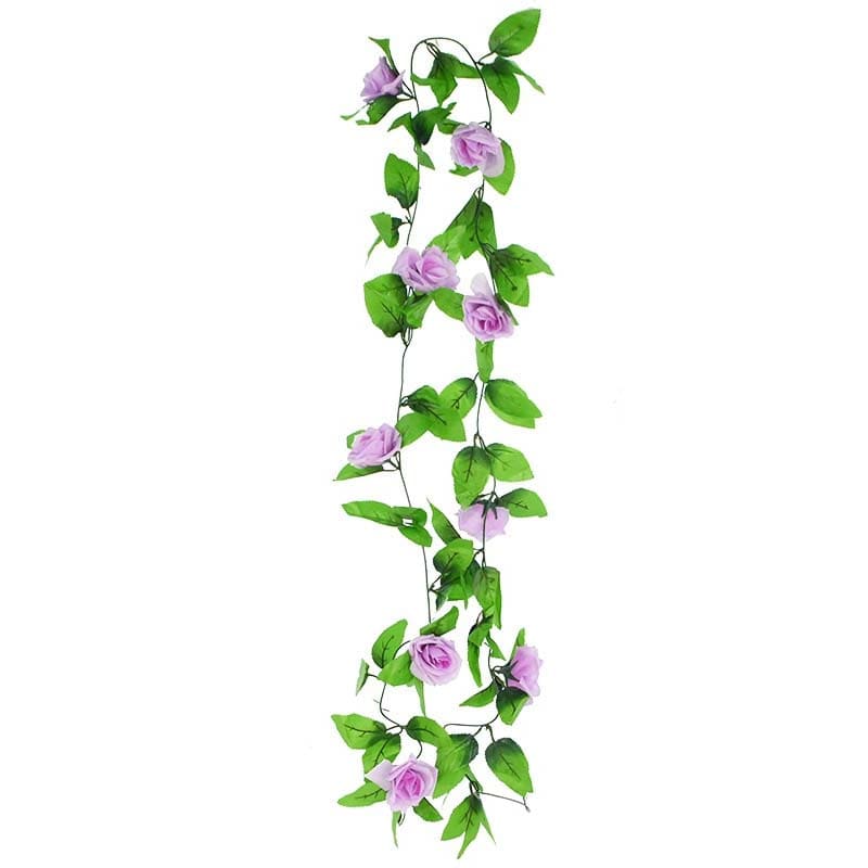 Guirlande de Fleurs en Soie - Décoration Florale Murale