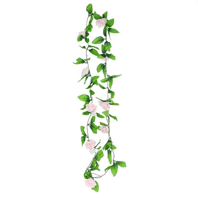 Guirlande de Fleurs en Soie - Décoration Florale Murale