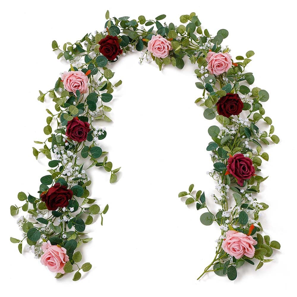 Guirlande de Roses Artificielles en Soie