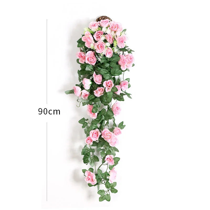 Fleurs Artificielles Tombantes Murales 90cm