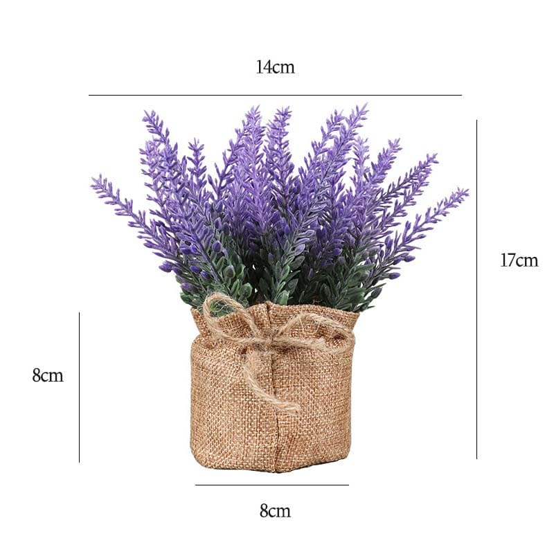 Pot de Lavande Artificielle