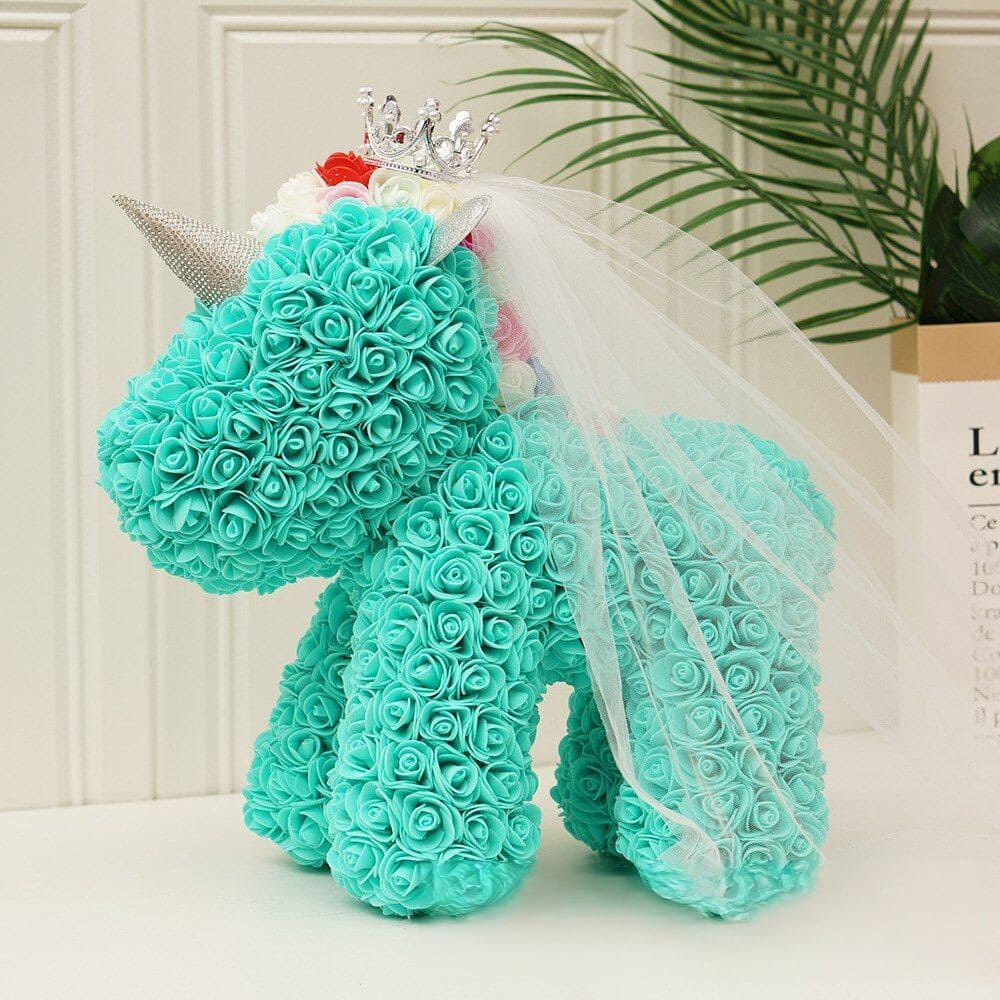 Peluche Licorne Rose