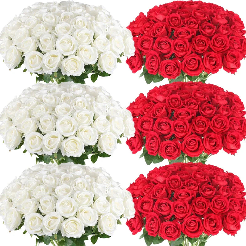 Mélange Roses Artificielles - Décoration florale de qualité