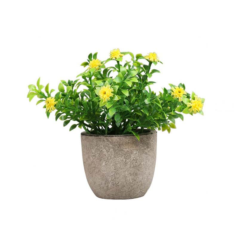 Mini Bouquet de Fleurs Artificielles en Soie
